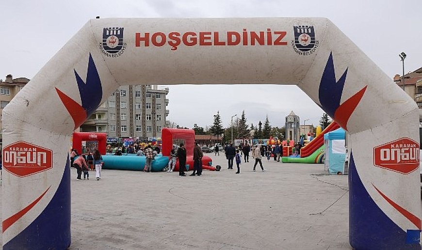 Çocuklar Bayramda Doyasıya Eğlendi