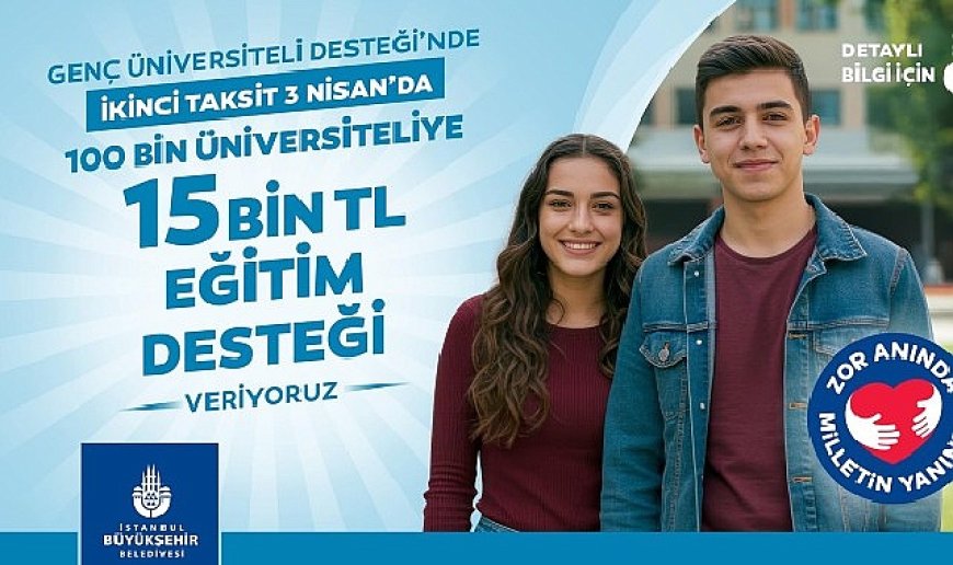 “Genç Üniversiteli” 2. ödemeleri 3 Nisan’da