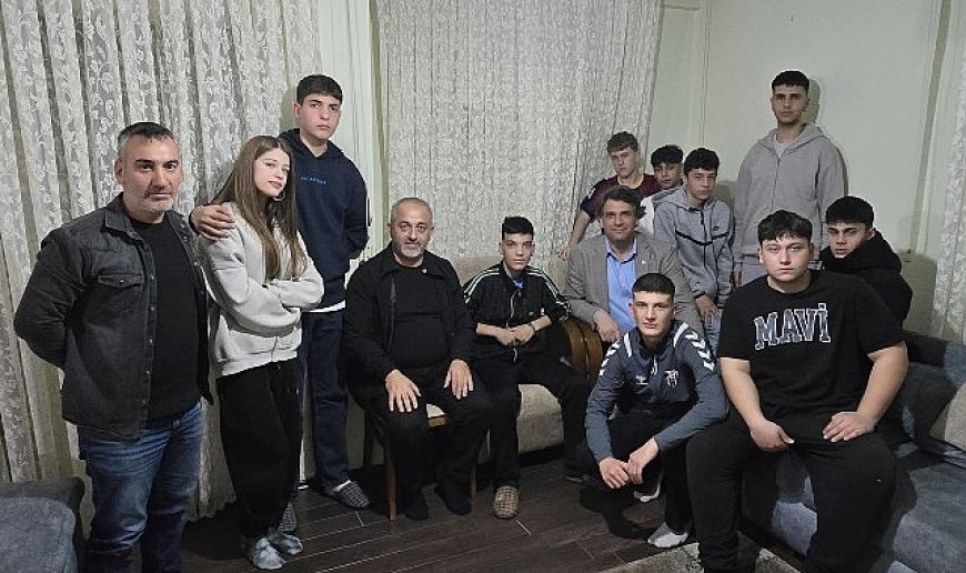 Başkan Kocaman Efe Kartal Öztay’ı ziyaret etti 